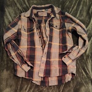 Plaid Button-Up Flannel